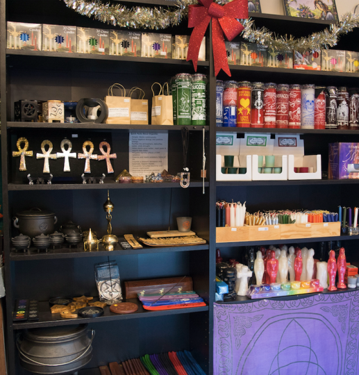 A Port Credit shop offering items for spiritualists continues to thrive. (Photo: Sukh Toor/QEW South Post)