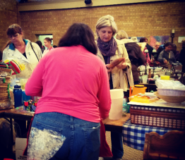 Visitors were scouring finds at the annual St. Stephen's-on-the-Hill United Church garage sale in Lorne Park on May 14, 2016.